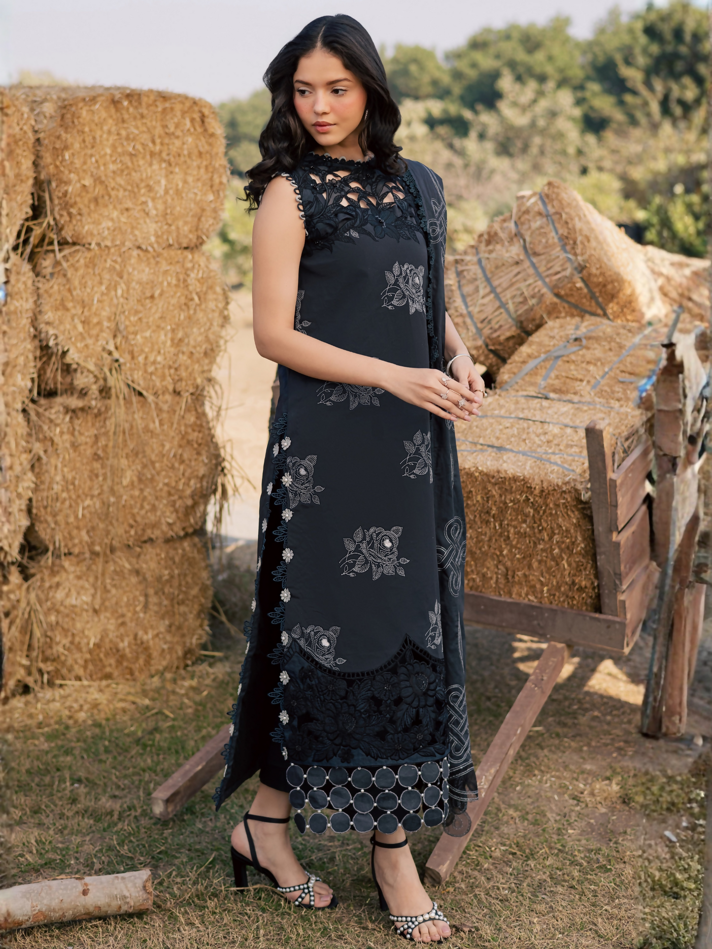 Parishay Summer Queen Vol 2 Lawn Embroidered Stitched 3-Piece Suit-SQU-14