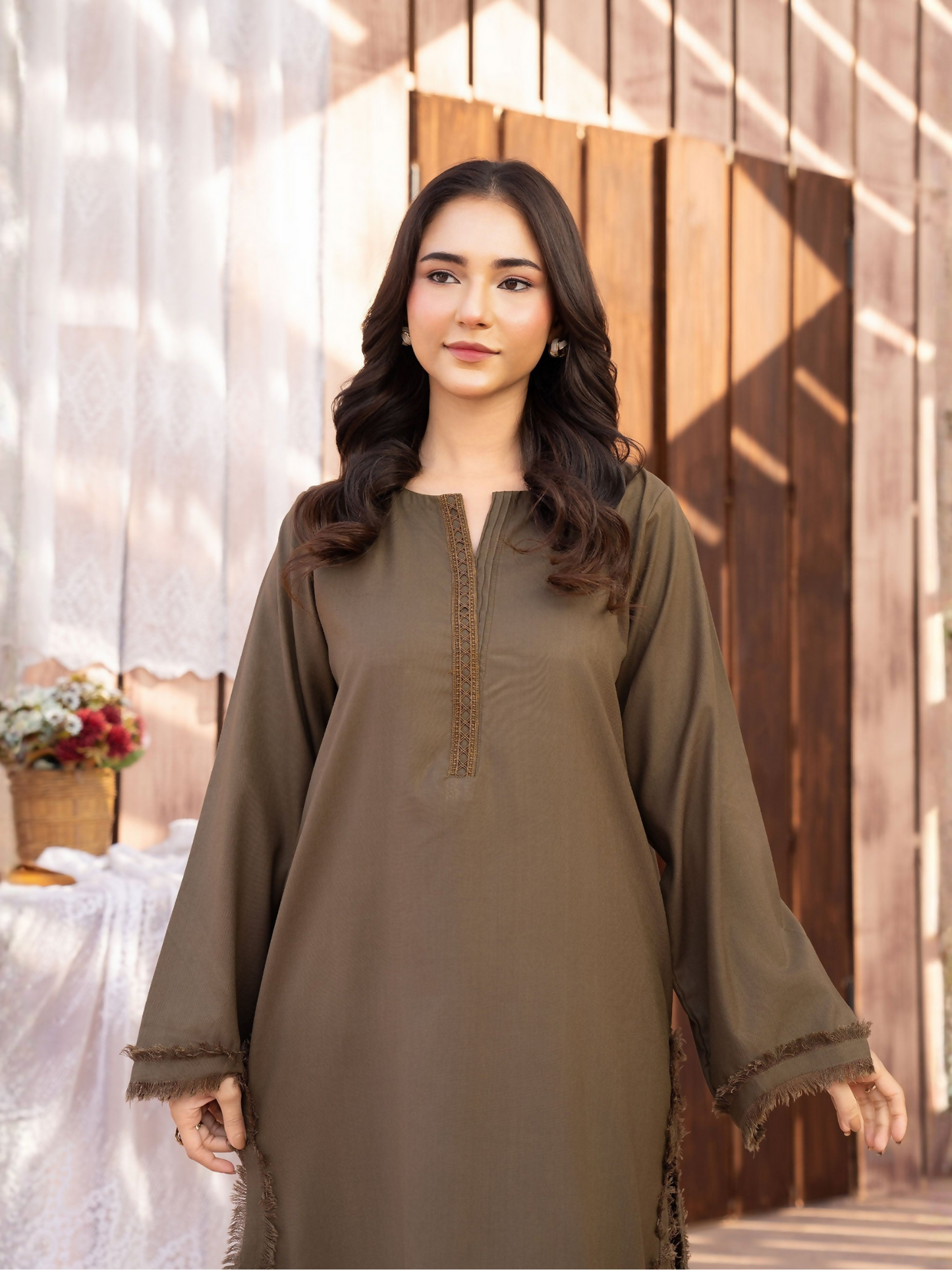 Panache Apparel Winter Core Linen Stitched Suit-Flurry