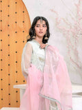 Ruby's Couture Ashiyana Organza Embroidered Stitched 3-Piece Suit-Tara