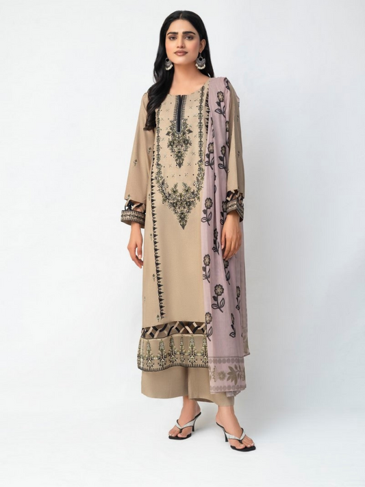 Imran Aftab Maya Winter Karandi Embroidered Unstitched 3-Piece Suit-IAKC-UF-30
