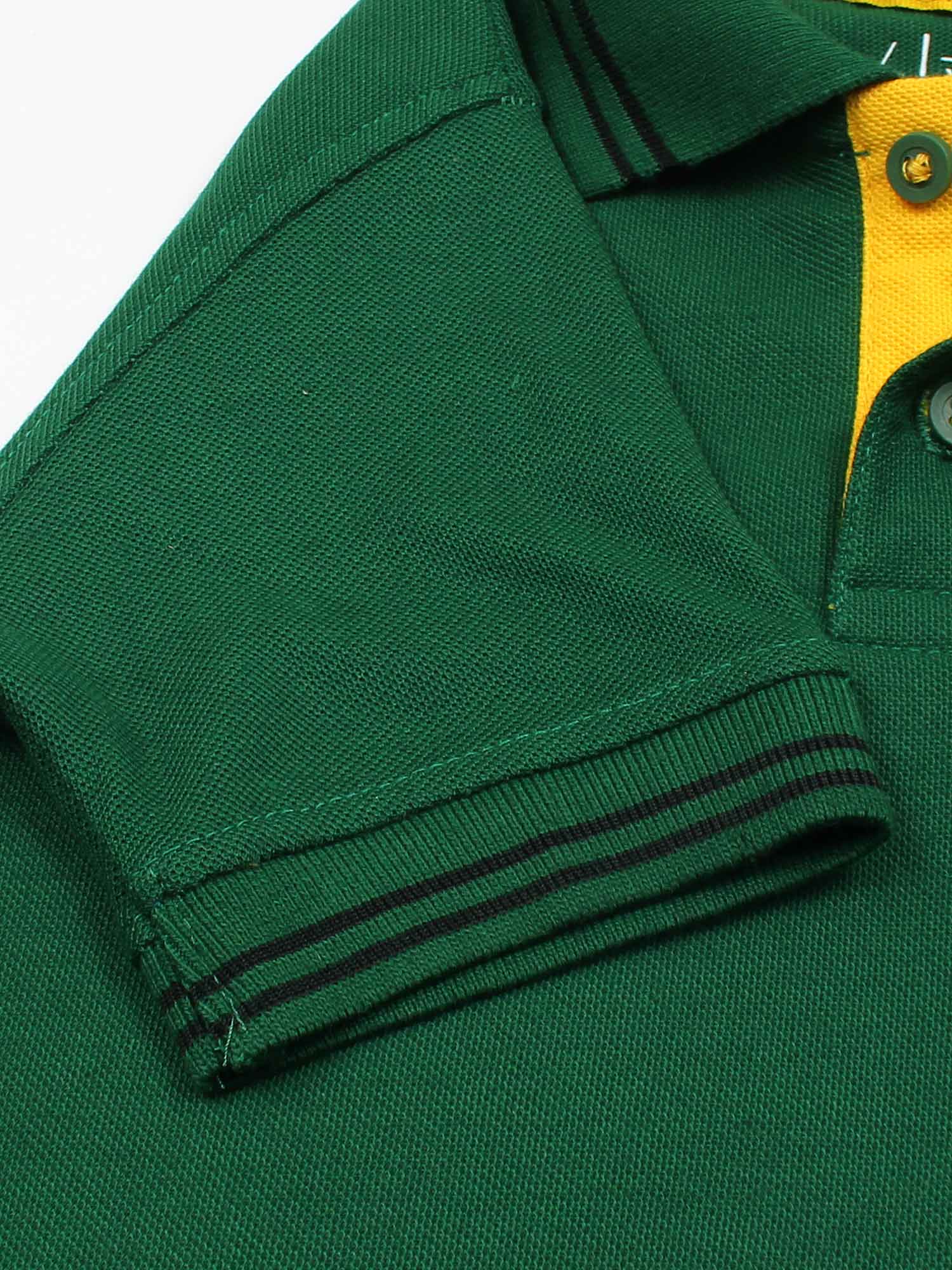 Velvour Boys Pique Tipping Collar Polo Shirt-VP11-I