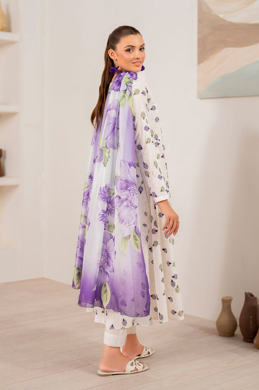 Panache Apparel Daily Essentials RTW Lawn Printed Stitched 3-Piece Suit-Fable