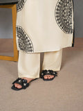 Stylish Collection Musk Linen Embroidered Stitched 3-Piece Suit-Zahoor