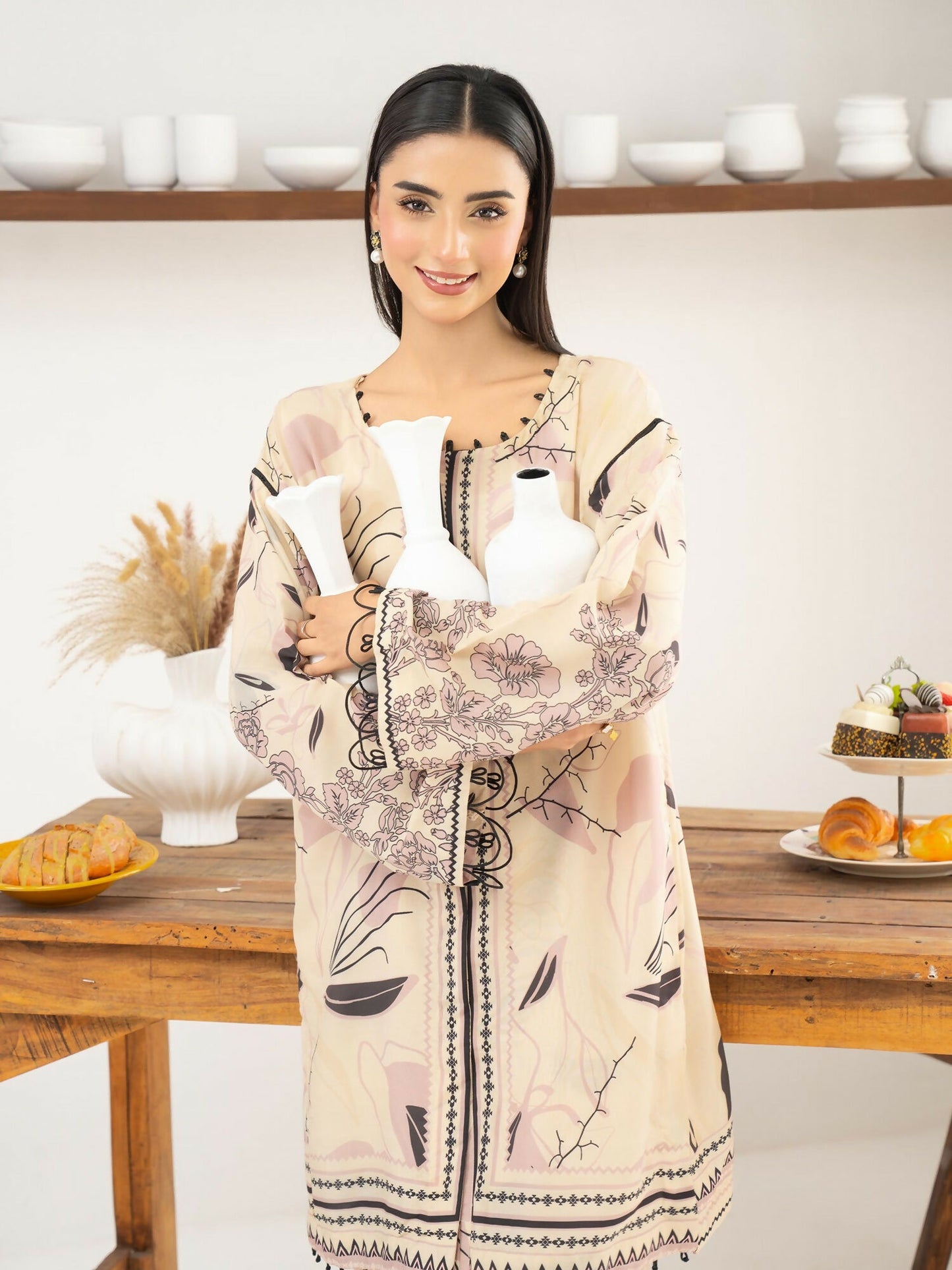 Panache Apparel Florise Lawn Printed Co-Ord Set-Kaia