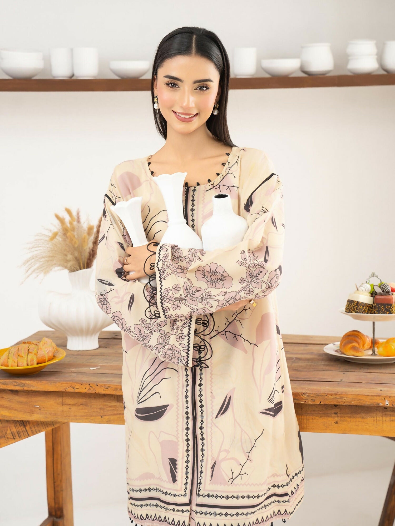 Panache Apparel Florise Lawn Printed Co-Ord Set-Kaia