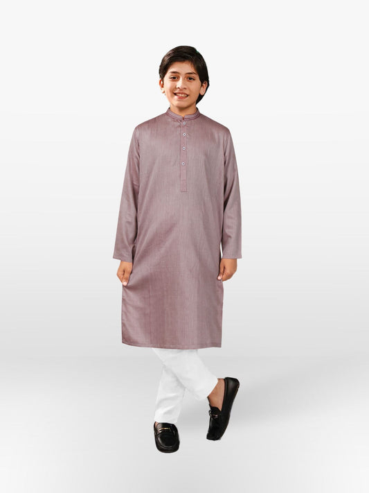 Velvour Boys Cotton Fine Detail Stitched Kurta-VB191-B