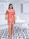 Orange Rabazka Lawn Printed Co-Ord Set-15