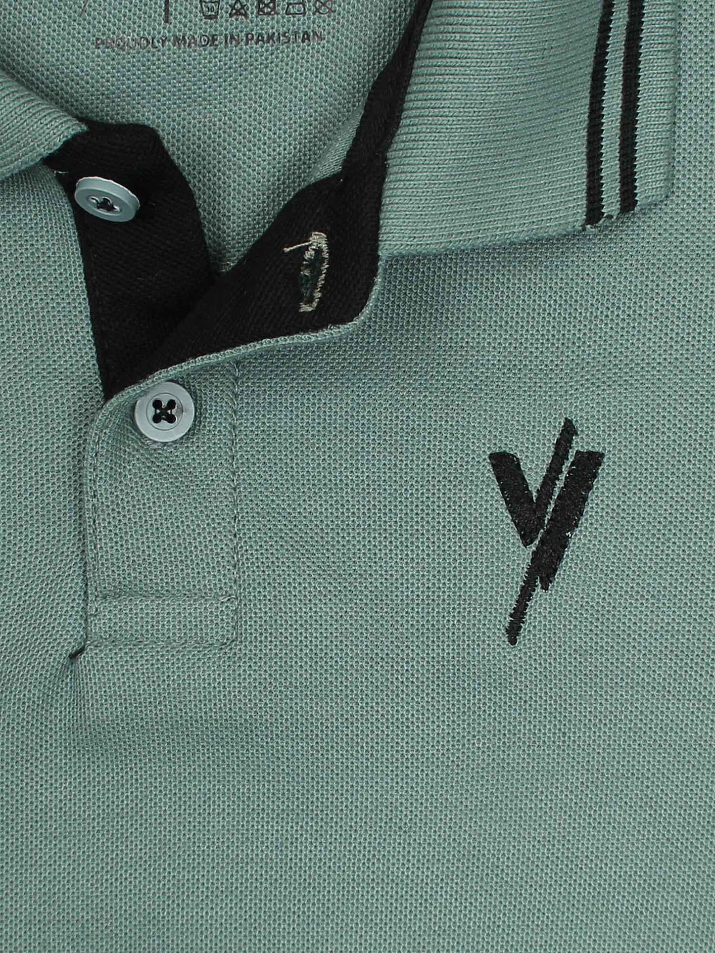 Velvour Boys Pique Tipping Collar Polo Shirt-VP11-H