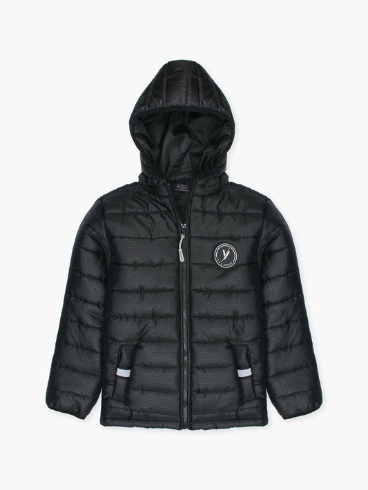 Velvour Full Sleeves Hooded Puffer Jacket-VJ64-A