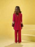Velvour Girls Cotton Embroidered Stitched 2-Piece Suit-VG156-A