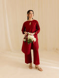 Mahnur Lawn Embroidered Stitched 2-Piece Suit-Roselle