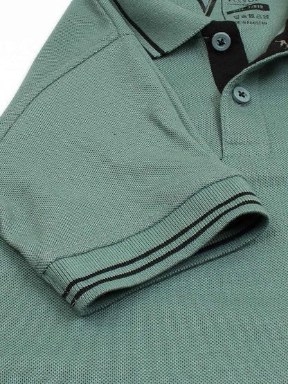 Velvour Boys Pique Tipping Collar Polo Shirt-VP11-H