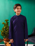 Velvour Boys Cotton Embroidered Stitched Kurta Trouser Suit-VB172-E