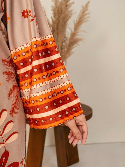 Stylish Collection Velvet Vogue Printed Co-Ord Set-Zimal Rude