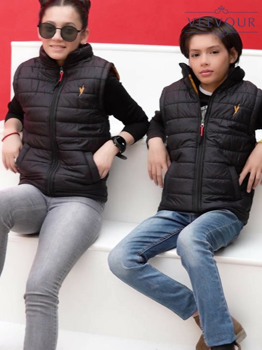 Velvour Sleeveless Puffer Jacket-VJ02-A