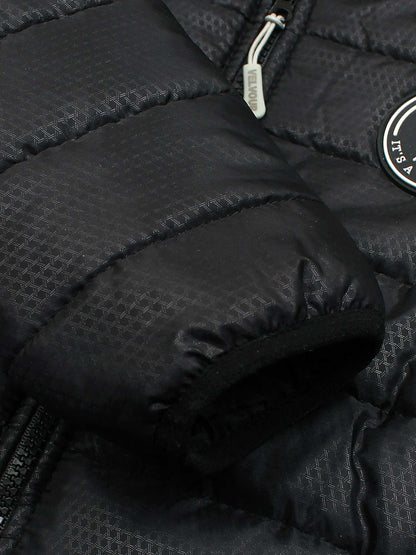 Velvour Full Sleeves Hooded Puffer Jacket-VJ64-A