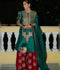 Hussain Rehar Luxury Pret Eid'23 Raw Silk Embellished Stitched 3-Piece Suit-Beryl