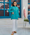 Velvour Girls Cotton Embroidered Stitched Tunic-VG122-A