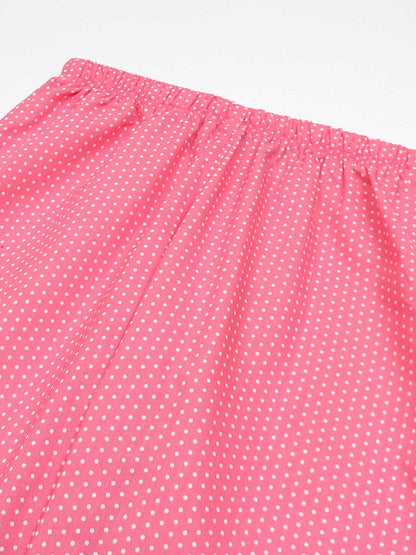 Velvour Girls Cotton Printed Co-Ord Set-VG143-A