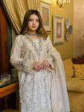 Farooq Hameed Studio Wedding Festive'25 Glass Silk Embroidered Stitched 3-Piece Suit-Noor