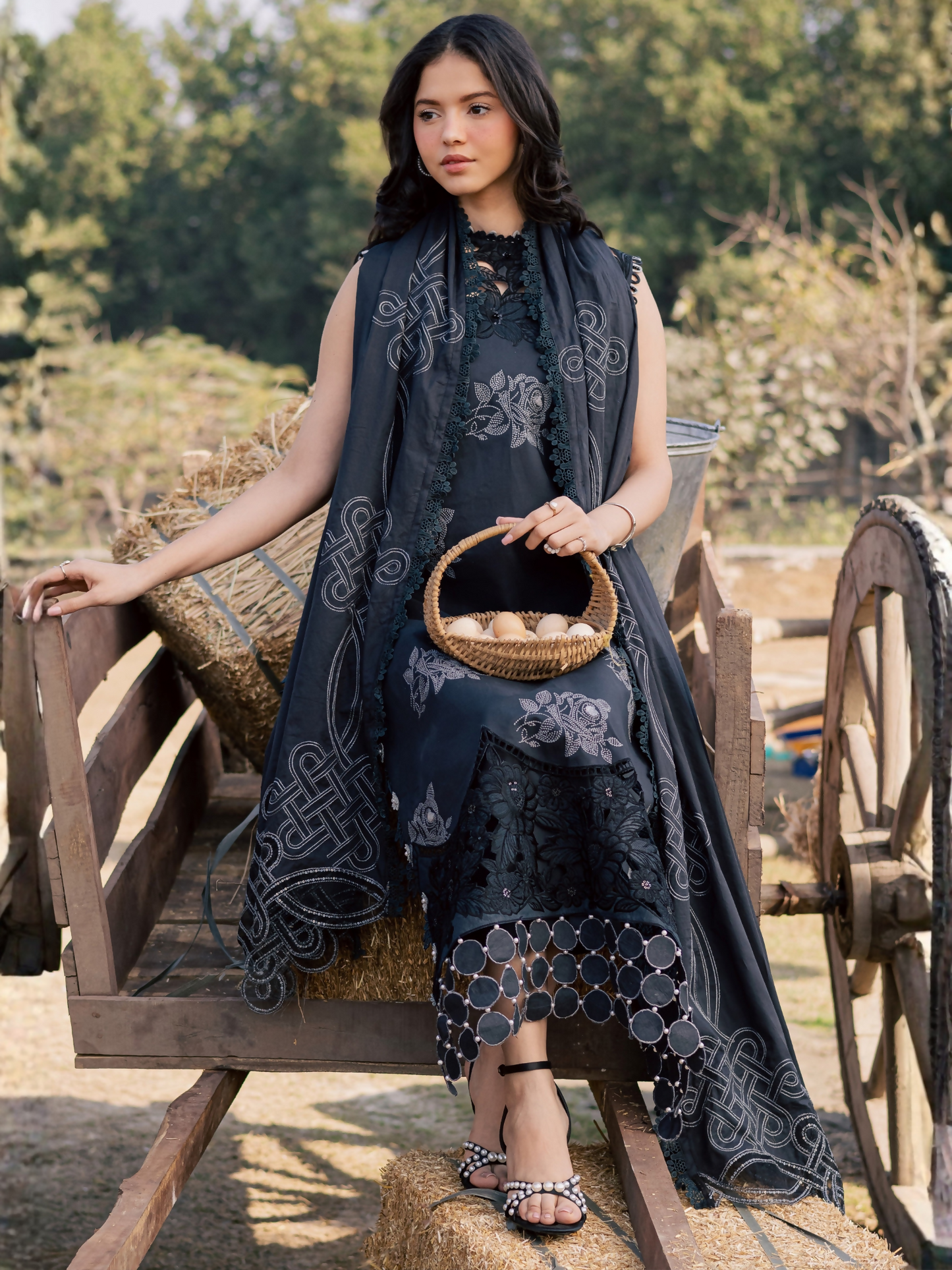 Parishay Summer Queen Vol 2 Lawn Embroidered Stitched 3-Piece Suit-SQU-14