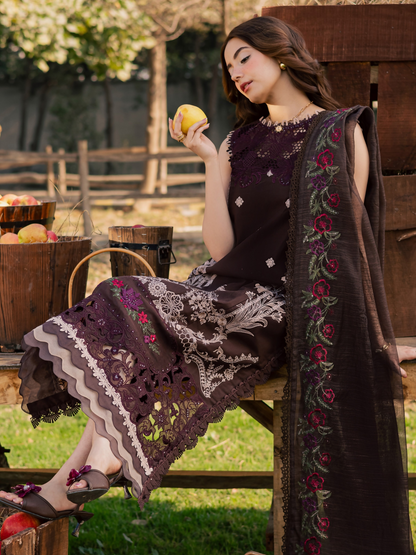 Parishay Summer Queen Vol 2 Lawn Embroidered Unstitched 3-Piece Suit-SQU-06