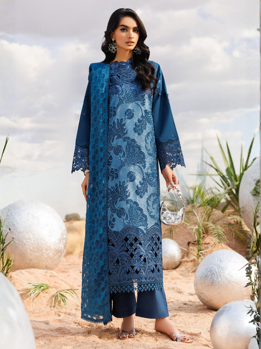 Parishay Shangrila Lawn Vol 2 Embroidered Unstitched 3-Piece Suit-ANG-11