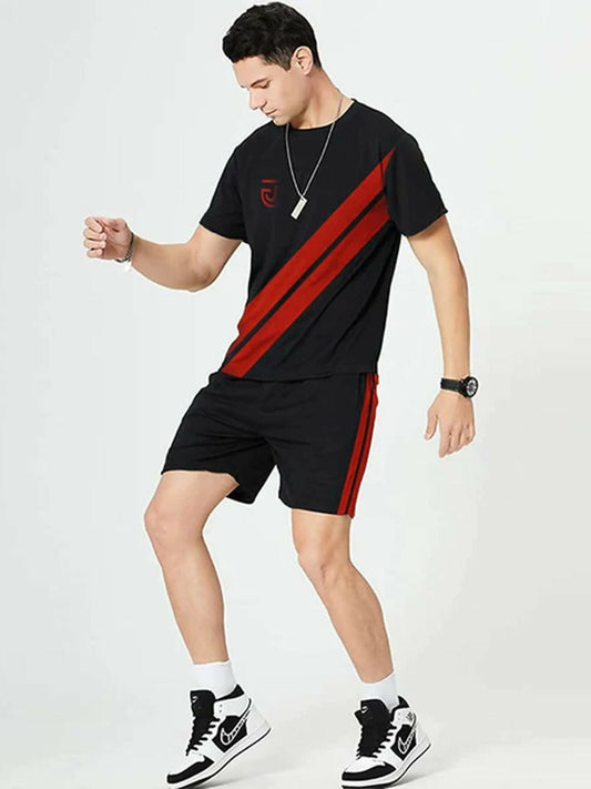 Jupiter Printed Cross Line Track Suit -13636