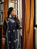 Panache Apparel Chambray Cotton Embroidered Stitched Suit-Zeenat