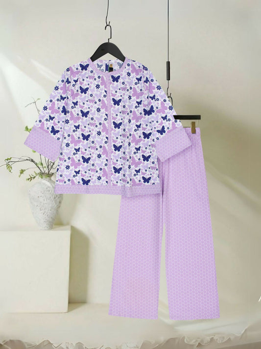 Designer cotton Top & Capri set with full sleeves, customized fit, and trendy silhouette—perfect for summer comfort and style.
