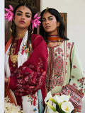 Jugnu by Hussain Rehar SS'25 Cotton Embroidered Unstitched 3-Piece Suit-Kunar