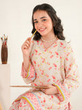 Panache Apparel Bloomie Silk Lawn Printed Stitched Suit-Paintsy