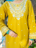 Panache Apparel Serenity Cotton Lawn Embroidered Stitched Suit-Golden Glow