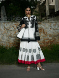 Jugnu By Hussain Rehar Mono'25 Cotton Embroidered Stitched 2-Piece Suit-Nayati