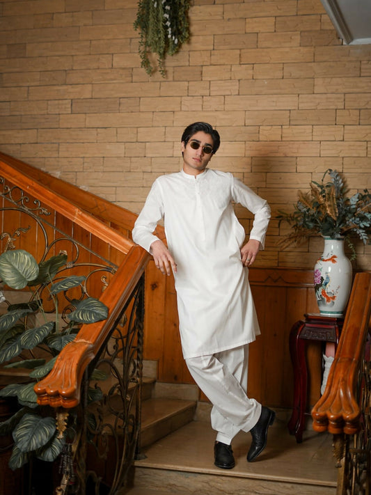 Fabrich Virsa Cotton Embroidered Unstitched Shalwar Kameez-FAB-8812