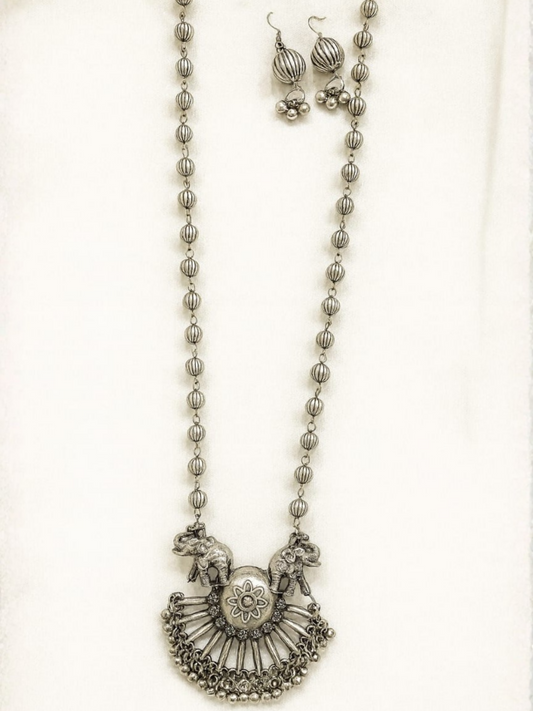 Durwaj's Oxidized Silver Set-DW-002