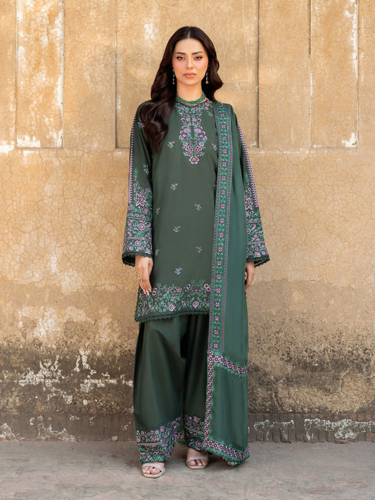 Panache Apparel Rang-e-Bahar Linen Embroidered Stitched Suit-Zarmin