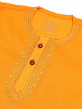 Velvour Boys Cotton Embroidered Stitched Kurta Pajama-VK08