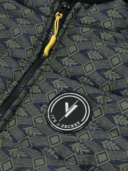 Velvour Full Sleeves Hooded Puffer Jacket-VJ52-C