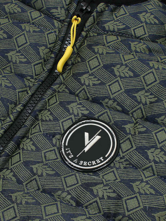 Velvour Full Sleeves Hooded Puffer Jacket-VJ52-C