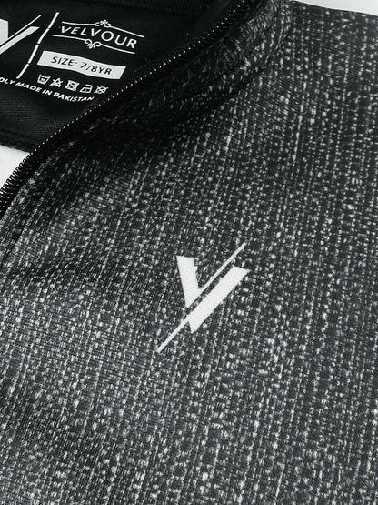 Velvour Fleece Mock Neck Tracksuit-VWT33-B