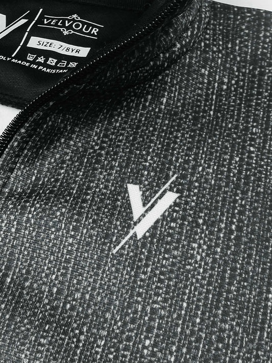 Velvour Fleece Mock Neck Tracksuit-VWT33-B