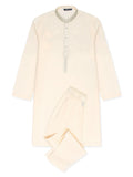 Velvour Boys Cotton Embroidered Stitched Kurta Trouser Suit-VB171-A