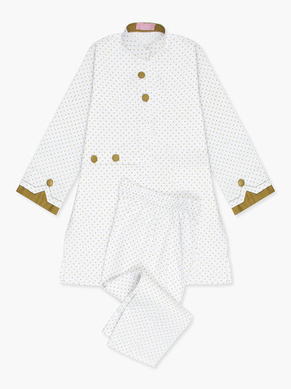 Velvour Girls Cotton Printed Stitched 2-Piece Suit-VG82-C