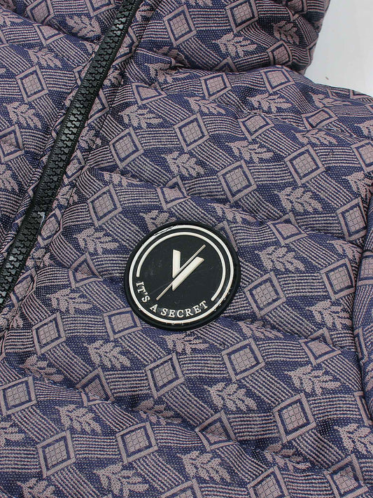 Velvour Full Sleeves Hooded Puffer Jacket-VJ52-B