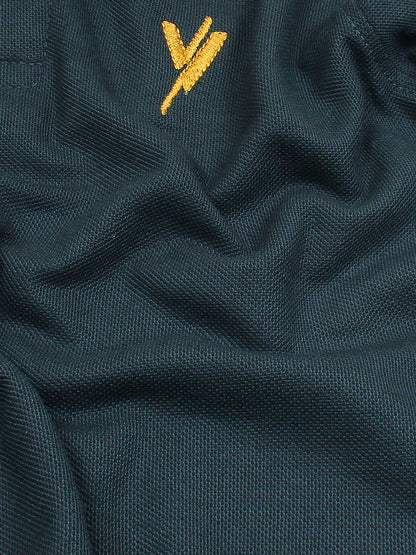 Velvour Boys Pique Tipping Collar Polo Shirt-VP11-G