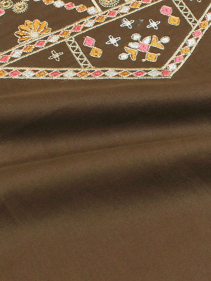 Velvour Girls Cotton Embroidered Stitched 2-Piece Suit-VG159-B