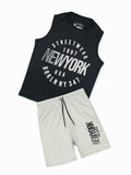 Velvour Poly Athletic Sleeveless Tracksuit-VST58-A