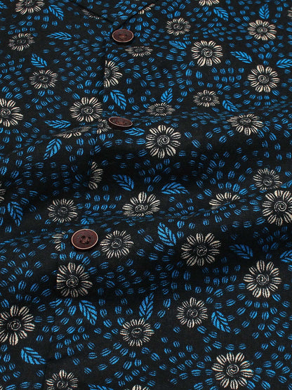 Velvour Soft Linen Printed Co-Ord Set-VC25