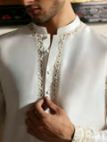 Hussain Rehar The Scent Luxury Pret SS'25 Raw Silk Embellished 2-Piece Suit-Vellin